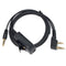 Universal 2-Pin K1 to 3.5mm Audio Adapter with PTT, Compatible with BaoFeng UV5R 888S, Kenwood Radios & Headsets