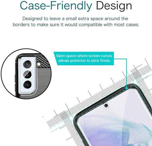MP-MALL 4 Pack Flexible TPU Film Screen Protector and Camera Lens Protector for Samsung Galaxy S21 Plus 5G