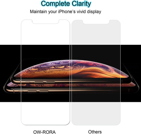iPhone 11 Screen Protector 2.5D Edge Tempered Glass Film Premium HD Anti Scratch 9H Hardness - 2 Pack Retail for iPhone