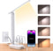 Power Strip with LED Desk Lamp, 3 Outlets and 4 USB Ports, 5 Level Touch Lamp for Home Office and Study Reading Light.