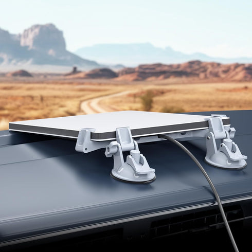 FlenKn Mini Car Mount for Starlink Dashboard, Star-link Mini Mount Adjustable Suction Cup