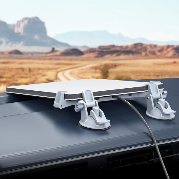 FlenKn Mini Car Mount for Starlink Dashboard, Star-link Mini Mount Adjustable Suction Cup