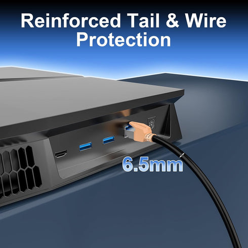 8 3 40Gbps 2000Mhz RJ45 3FT Cat Ethernet Cable ft Black, Multiple Size Options, Heavy Duty High Speed Shielded