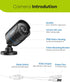 SANNCE 1080P 4-in-1 Security Camera, AHD/TVI/CVI/CVBS, IP66 Weatherproof Bullet Camera, 100ft Night Vision, No Power