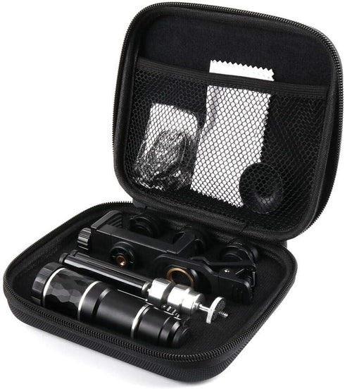 Phone Camera Lens Kit - 20X Telephoto Zoom, Wide Angle & Macro Lens for iPhone, Android Smartphones