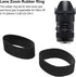 Camera Lens Rubber, Precise Zoom and Focus Grip Rubber Set for Nikon AF S 70 200mm F 2.8G ED VR II Replacement