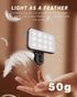 DUIDESHI Portable Selfie Light for iPhone: Rechargeable Phone Fill Lights, Ring Light for Camera Picture, Makeup Photo