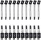Cable Nylon Ties - 20 Pieces Black Desktop Wire Classification Organizer Ties