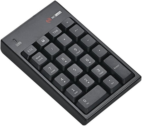 MCSaite Wireless Numeric Keypad & Mouse Combo - Use One Receiver Wireless Number Pad Keyboard and Mouse for Laptop Desktop