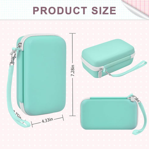 Case Compatible with DYLANTO for Instant Print Camera Accessories Organizer (Box Only) - Mint
