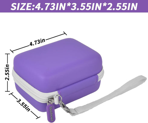 Boobowl Digital Camera Case for Yifecial, EROOLU, Kodak Pixpro, Canon PowerShot, and Sony Kids Cameras (Purple)