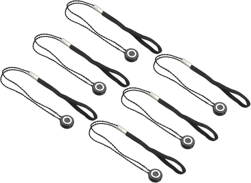 PATIKIL Camera Lens Cap Leash, 6Pcs Nylon Elastic Adhesive Cap Cover String Cord Keeper for Outdoor Photography,
