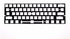 YMDK ANSI Costar Stabilizers, Anodized Aluminum Positioning Board Plate for GH60 60% Keyboard DIY (Black)