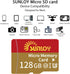 Sunloy 128GB 1000/2000/3000 PSP Memory Stick Adapter with Micro SD Card, Micro SD/SDHC/SDXC to Memory Stick PRO Duo