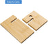 Bamboo Phone Stand Holder Adjustable Folding Phone Stand with Chargeable Hole for Desk