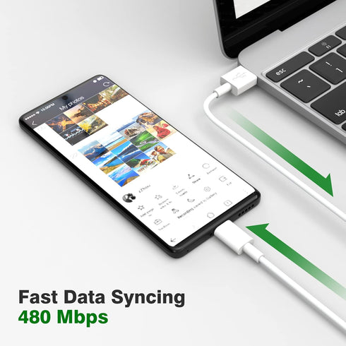 Jelanry USB C Cable, 6.6ft, 120W HyperCharge, 6A Fast Charging for Xiaomi Pad 5/14/13/12 Pro, Redmi Note 11 Pro 5G.
