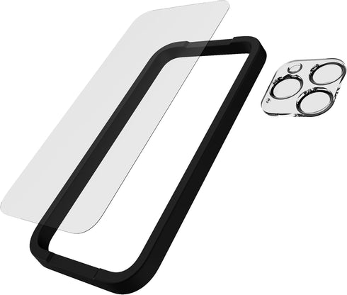 Tech21 Impact Glass Camera Lens Protector Bundle for iPhone 15 Pro