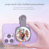 Rookii 15/14/13/12 Selfie Mirror Compact Phone Rear Camera Mirror Universal Phone Clip for iPhone Android Samsung