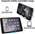 HZZADZXW 2 Pack Portable Cell Phone Stand Holder for Desk, Foldable Pocket-Sized Adjustable Mount, Universal Desktop