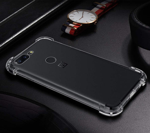 iCoverCase OnePlus 5T Case, Crystal Clear Soft TPU Slim Thin Shock Absorption Bumper Cover