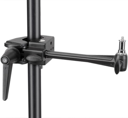 PHOCUS 6" Extension Arm with Universal Adapter Spigot for Mounting Strobe, LED Light, Camera, or Photo Studio Light