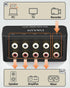 Cubilux AS-R1 4 4-Channel (1 4 Way RCA Audio Splitter Box, Stereo RCA Splitter, Passive Audio Splitter-Made