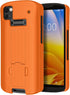 Nakedcellphone TC53 TC58 Case + Hand Strap Combo for Zebra Mobile Computer Scanner, Textured Slim Hard Shell Protector