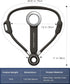 GUBFFON 17 16 15 14 13 12 Magnetic Neck Phone Holder for Recording, Neck Mount Phone Holder for POV/Vlog/Video Content