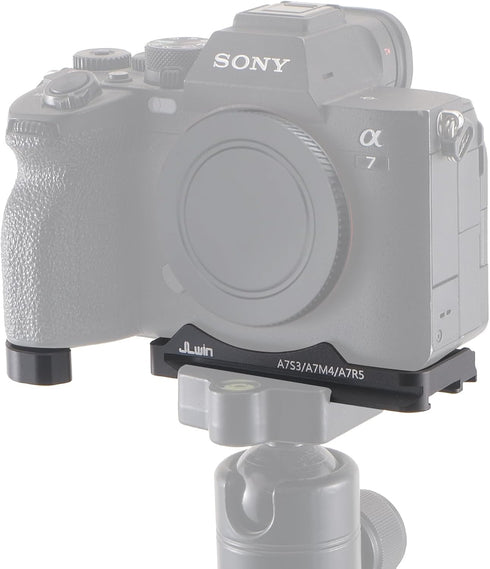 FocusFoto a7R a7 a7S Quick Release Baseplate QR Plate Mount for Sony V, IV, III Mirrorless Camera, Compatible