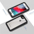 Lanhiem Heavy Duty Full Body Protective Case for iPhone SE 2022 2020, iPhone 7 8, IP68 Waterproof Dustproof, Black