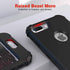 IDweel for iPhone 8 Plus Case, 3 in 1 Shockproof Slim Hybrid Heavy Duty Hard PC Cover with Tempered Glass Protector,