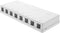Networx Keystone Jack Surface Mount Boxes, 8 Port, White