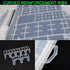 Fielect 100 x AA Battery Storage Case Holder, Transparent Organizer Box