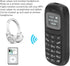 GOWENIC BM70 Mini Smartphone, 2G Unlocked Small Mobile Phone with 0.66 Inch Screen Dual SIM Card Dual Standby, Bluetooth Music Player, Backup Phone Low Radiation (Black)