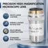 FTVOGUE 100X A100X 1.25 Achromatic Objective Lens, Brass Microscope Objective, High Magnification Numerical Aperture