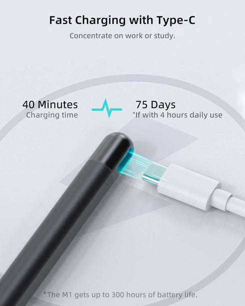 Metapen Stylus Pen M1 for Microsoft Surface - 75-Day Battery Life, Smooth Writing for Surface Devices