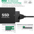 SATA to USB 3.0 Adapter Cable for 2.5 Inch Hard Drive HDD/SSD Data Transfer, External Converter Support UASP
