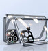 iPhone 12 Pro Max Case with Camera Lens Protector, Metal Bumper, 360 Full Body Protection, Silver, Double-Sided