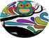 Colorful Owl Animal Nocturnal Bird Lover Gift, PopSockets Swappable PopGrip