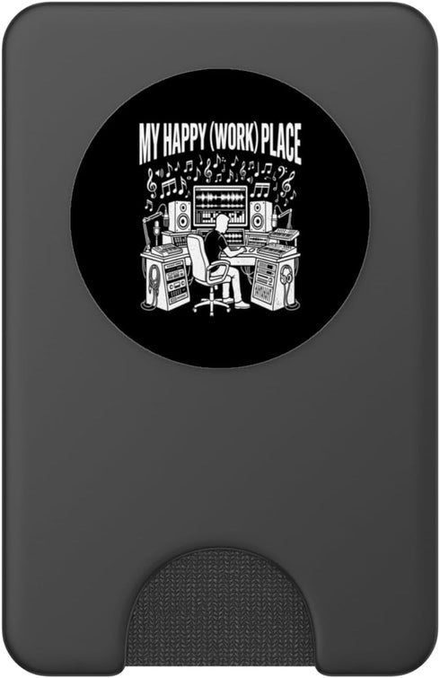 Studio Life Audio Engineer Music Records Producer Audio Engineer Music Producer Happy Work Place Retro Gift PopSockets