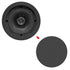 Pyle PDIC61RDBK In-Wall/In-Ceiling Dual 6.5-Inch Speaker System, 2-Way, Flush Mount, Black (Pair)