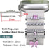 Watch Band Charms for Women - Decorative Rings Compatible with Apple Silicone Watch Bands, Metal Jewelry Accessories