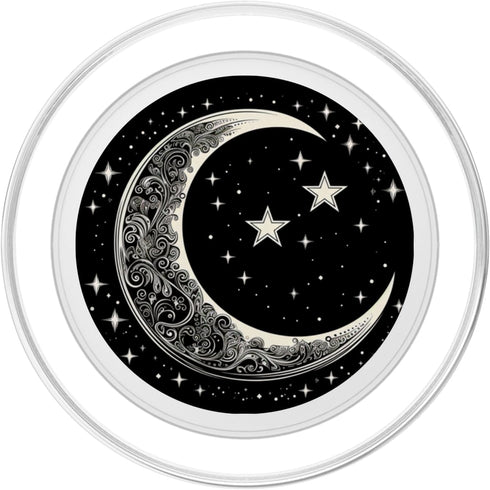 Stars and Crescent Moon PopSockets MagSafe PopGrip for iPhone