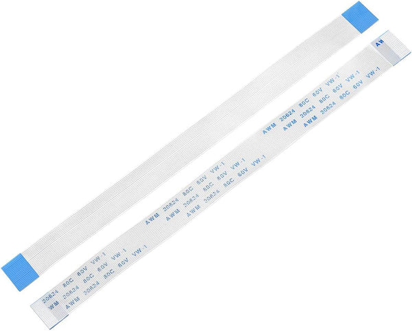 uxcell Flexible Flat Cable, 22 Pins 0.5mm Pitch 150mm FPC FFC Ribbon Cable for LCD TV DVD Player Laptop, 20Pcs (A Type)