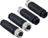 M8 4-Pin A Coding Female Circular Aviation Connector Plug, 8mm Waterproof Adapter, 4 Pack