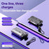 TKOWTB 21700 20W DIY Power Bank Case Detachable Cable PD Fast Charging No Battery Included Black