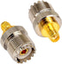 onelinkmore RF Coax Adapter, SMA Female to SO239 Female UHF Jack, SO-239 Antenna Cable Connector, Pack of 5 for UV-5R