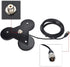 HYS Heavy Duty Mobile Car/Truck SO-239 Triangle Magnet Mount Base with 5M RG58 Coaxial Cable