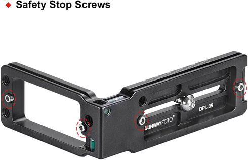 Generic DPL-09 L Bracket for DSLR Arca Swiss Tripod Quick Release QR L Plate Camera Mount Accessory