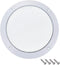 uxcell 8" Speaker Grill Mesh Decorative Circle Woofer Guard Protector Cover Accessories (White)